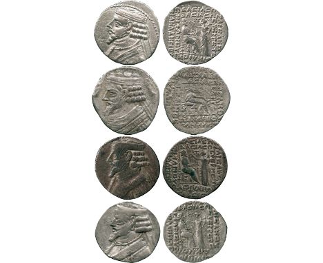 ANCIENT COINS, THE DAVID SELLWOOD COLLECTION OF PARTHIAN COINS (PART FOUR), Phraataces (3/2 BC - AD 1, sole reign), Silver Te