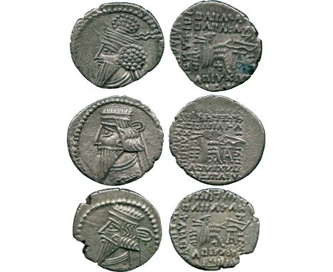 ANCIENT COINS, THE DAVID SELLWOOD COLLECTION OF PARTHIAN COINS (PART FOUR), Osroes I (c. AD 109-129), Silver Drachm, minted a