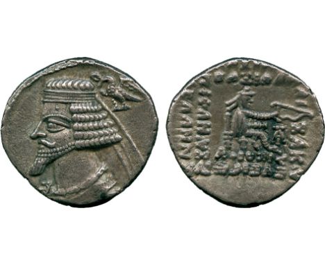 ANCIENT COINS, THE DAVID SELLWOOD COLLECTION OF PARTHIAN COINS (PART FOUR), Phraates IV (38/7-2 BC), Silver Drachm, minted at