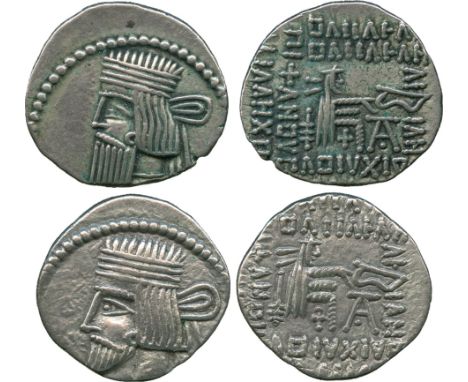 ANCIENT COINS, THE DAVID SELLWOOD COLLECTION OF PARTHIAN COINS (PART FOUR), Artabanus V (AD 79/80-100), Silver Drachms (2), o