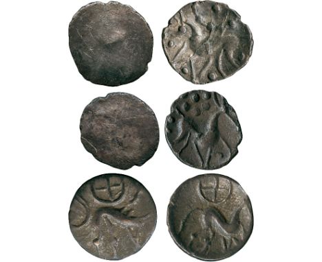 ANCIENT COINS, ANCIENT BRITISH, Celtic Silver and Base Metal, Corieltauvi, Silver ½-Unit, 0.54g, late 1st Century BC, boar ri