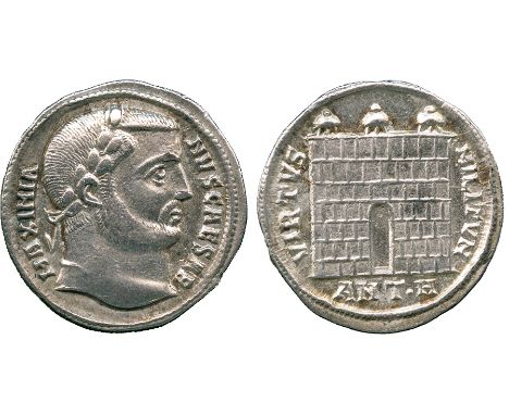 ANCIENT COINS, ROMANO-BRITISH COINS, Galerius (AD 305-311), Silver Argenteus, mint of Antioch, struck c. AD 297, MAXIMIA-NVS 