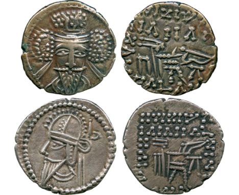 ANCIENT COINS, THE DAVID SELLWOOD COLLECTION OF PARTHIAN COINS (PART FOUR), Vologases V (AD 191-207/8), Silver Drachm, minted