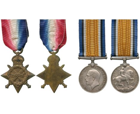 ORDERS, DECORATIONS AND MILITARY MEDALS, Campaign Groups and Pairs, A Great War Family Group of 4 awarded to Driver H.F. Butt