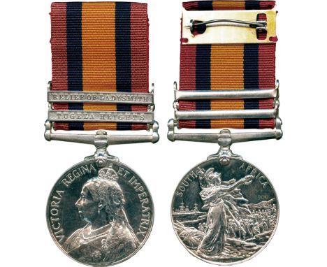 ORDERS, DECORATIONS AND MILITARY MEDALS, Single British Campaign Medals, A Rifle Brigade Relief of Lady Smith Fatal “bayonet-