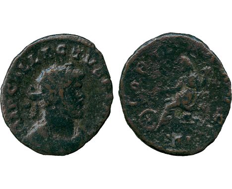 ANCIENT COINS, ROMANO-BRITISH COINS, Allectus (AD 293-296), Æ Antoninianus, mint of Londinium, IMP C ALLECTVS P F AVG, radiat