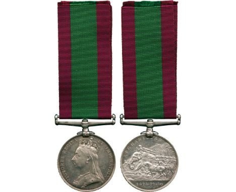 ORDERS, DECORATIONS AND MILITARY MEDALS, Single British Campaign Medals, Afghanistan Medal, 1878-80, no clasp (405 Pte Ts Moo