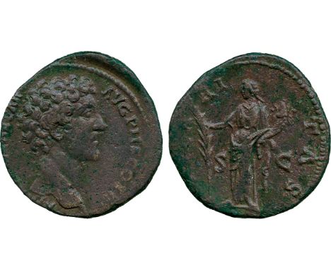 ANCIENT COINS, ROMAN COINS, Marcus Aurelius (AD 161-180), Æ Dupondii (2), rev Hilaritas, rev Victory; As, rev emperor and Con