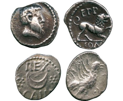 ANCIENT COINS, ANCIENT BRITISH, Celtic Silver and Base Metal, Regini and Atrebates, Eppillus (c.20 BC - AD 1), Silver Unit, 1