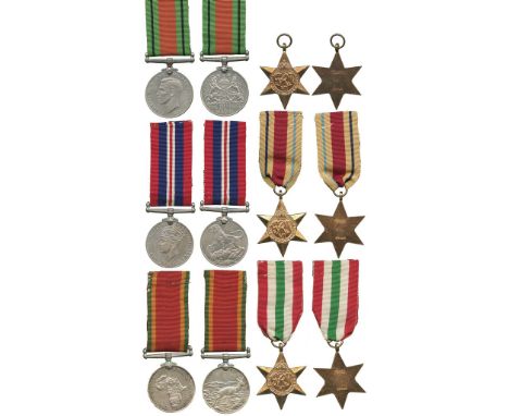 ORDERS, DECORATIONS AND MILITARY MEDALS, Campaign Groups and Pairs, A South African World War Two Group of 6, comprising 1939