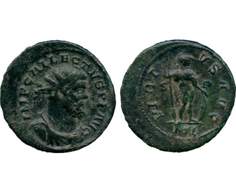 ANCIENT COINS, ROMANO-BRITISH COINS, Allectus (AD 293-296), Æ Antoninianus, mint of Londinium, IMP C ALLECTVS P F AVG, radiat