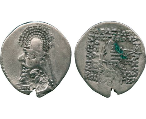 ANCIENT COINS, THE DAVID SELLWOOD COLLECTION OF PARTHIAN COINS (PART FOUR), Phraates III (70/69-58/7 BC), Countermarked local