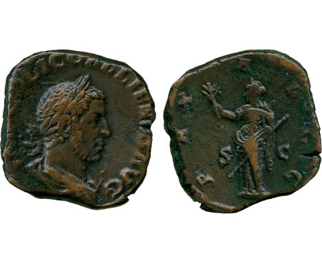 ANCIENT COINS, ROMAN COINS, Gallienus (AD 253-268), Æ Sestertius, struck AD 253, IMP C P LIC GALLIENVS AVG, laureate and drap