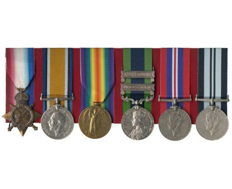 ORDERS, DECORATIONS AND MILITARY MEDALS, Campaign Groups and Pairs, The Great War, India General Service and World War Two In