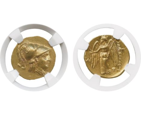 ANCIENT COINS, GREEK COINS, Kingdom of Macedon, Alexander III, The Great (336-323 BC), Gold Stater, mint of Miletos, struck 3