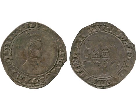 BRITISH COINS, Edward VI, Base Silver Shilling, second period (January 1549 - April 1550), second issue, Southwark, MDXLIX, c