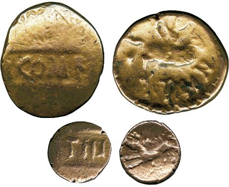 ANCIENT COINS, ANCIENT BRITISH, Celtic Gold, Regini and Atrebates, Tincomarus (c.25 BC - AD 10), Gold Stater, 5.11g, COM F in