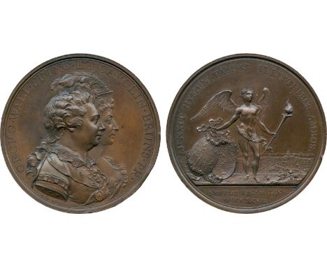 COMMEMORATIVE MEDALS, BRITISH HISTORICAL MEDALS, The Marriage of the Prince of Wales and Caroline of Brunswick, Copper Medal,