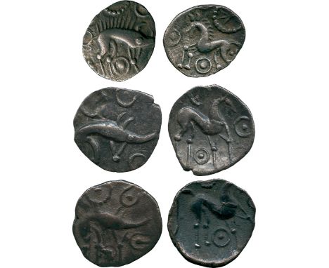 ANCIENT COINS, ANCIENT BRITISH, Celtic Silver and Base Metal, Corieltauvi, Silver Unit, 1.38g, late 1st Century BC, boar righ