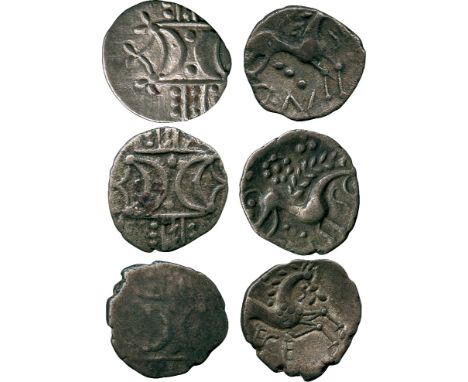 ANCIENT COINS, ANCIENT BRITISH, Celtic Silver and Base Metal, Iceni, Antedios (c. AD 10-30?), Silver Unit, 1.16g, wreath patt