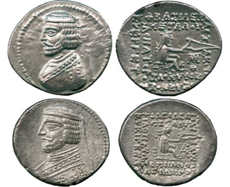 ANCIENT COINS, THE DAVID SELLWOOD COLLECTION OF PARTHIAN COINS (PART FOUR),  Phraates III (70/69-58/7 BC), Silver Drachms (2)