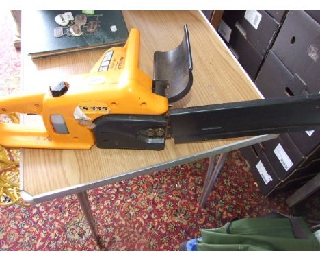 Mc Culloch ES335 electric chainsaw spares or repair ( wiring cut off )