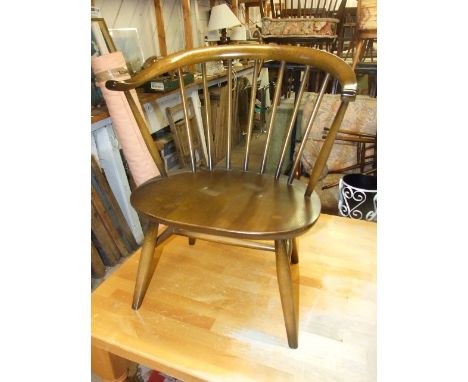 Small Ercol Tub Chair  19 inches between arms , 13 seat height &amp; 26 inches to top of the back