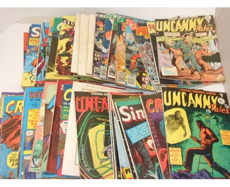 LARGE COLLECTION OF VINTAGE COMICS FROM THE 1970'S TO INCLUDE MYSTERY