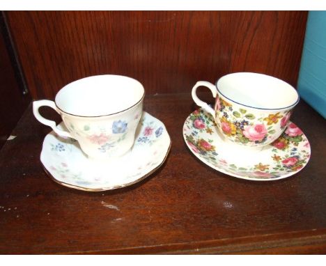 Cups &amp; Saucers Paragon , Royal Grafton , Colclough &amp; Royal Albert Holly