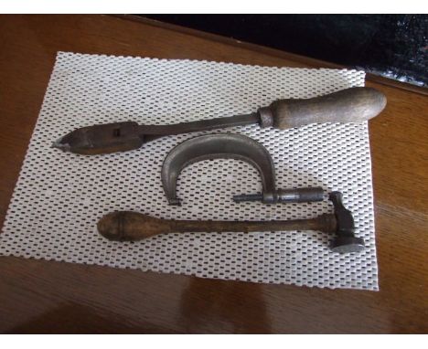 Vintage Soldering Iron , Hammer &amp; Reed Small Tools Worcester Micrometer