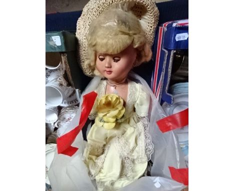 Vintage doll 25" Tall