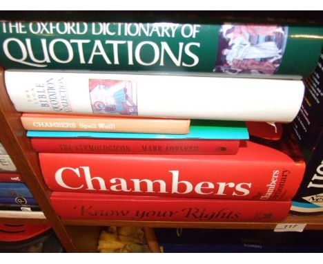 Shelf of Dictionary , Quotation Books etc etc