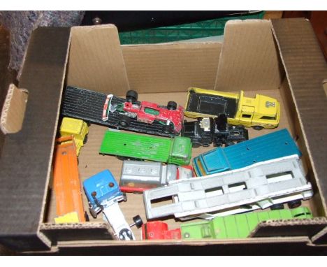 Box Vintage Diecast Trucks etc (Matchbox etc )