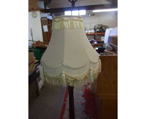 Wooden Standard Lamp with shade