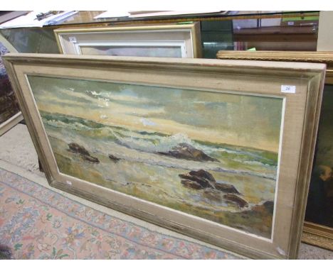 R Kirk Oil on Canvas 24 x 48 inches