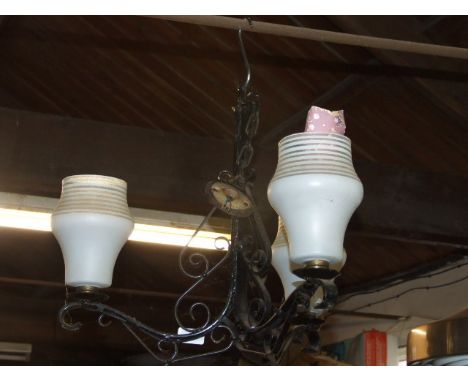 Wrought Iron Ceiling Light