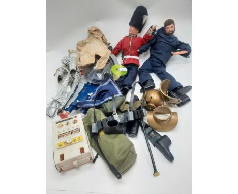 COLLECTION OF EARLY VINTAGE ACTION MEN &amp; ACCESSORIES