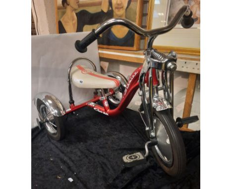 SCHWINN RED CHROME TRICYCLE