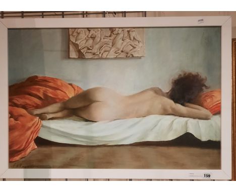 ALEXANDR SHEVCHUK (XX1 CENTURY) RESTING MODEL - OIL ON CANVAS 51CM X 76CM