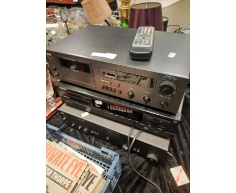 NAD CASSETTE DECK, PHILIPS DISK DRIVE &amp; NAD STEREO AMPLIFIER
