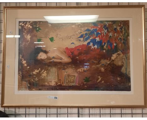 ELYSIAN DAYS - LIMITED EDITION PRINT - SIGNED - 55 X 64.5 CMS APPROX PRINT ONLY 