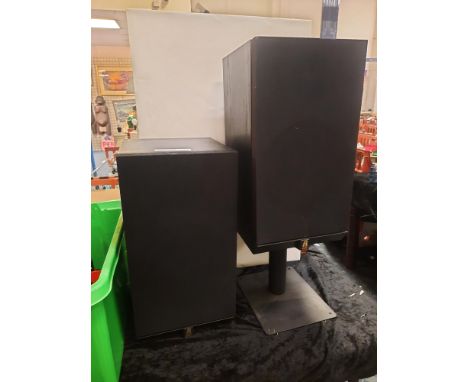 PAIR OF A R SPEAKERS - 44.5 CMS (H) APPROX