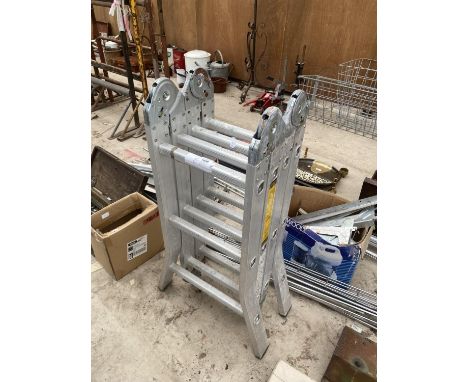 AN ARROW FOLDING LADDER 