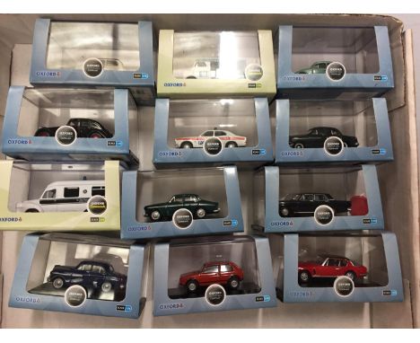 A COLLECTION OF TWELVE BOXED OXFORD VEHICLES SCALE 1:76 