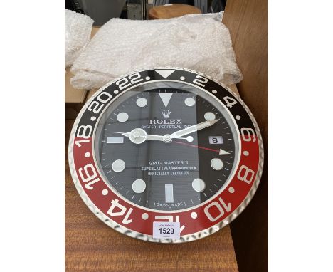 A DEALERS WALL CLOCK 