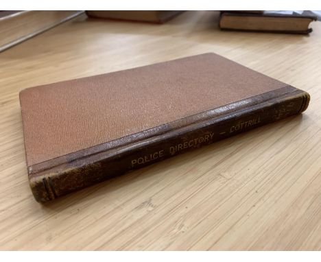 A VINTAGE COTTRILL'S POLICE DIRECTORY OF THE BOROUGH OF NEWCASTLE-UNDER-LYME FOR 1836 