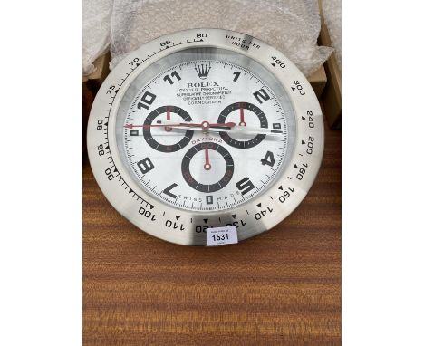 A DEALERS WALL CLOCK 