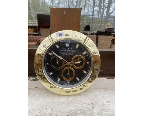A DEALERS WALL CLOCK 