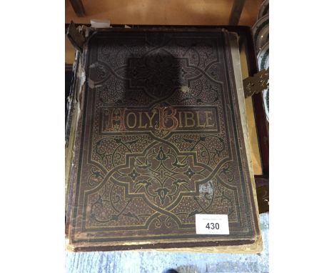 A LARGE VINTAGE BIBLE 