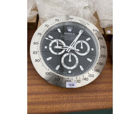A DEALERS WALL CLOCK 